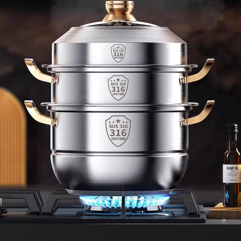 316 Stainless Steel Steam Pot  - Home Cooking Services 리뷰 및 가격