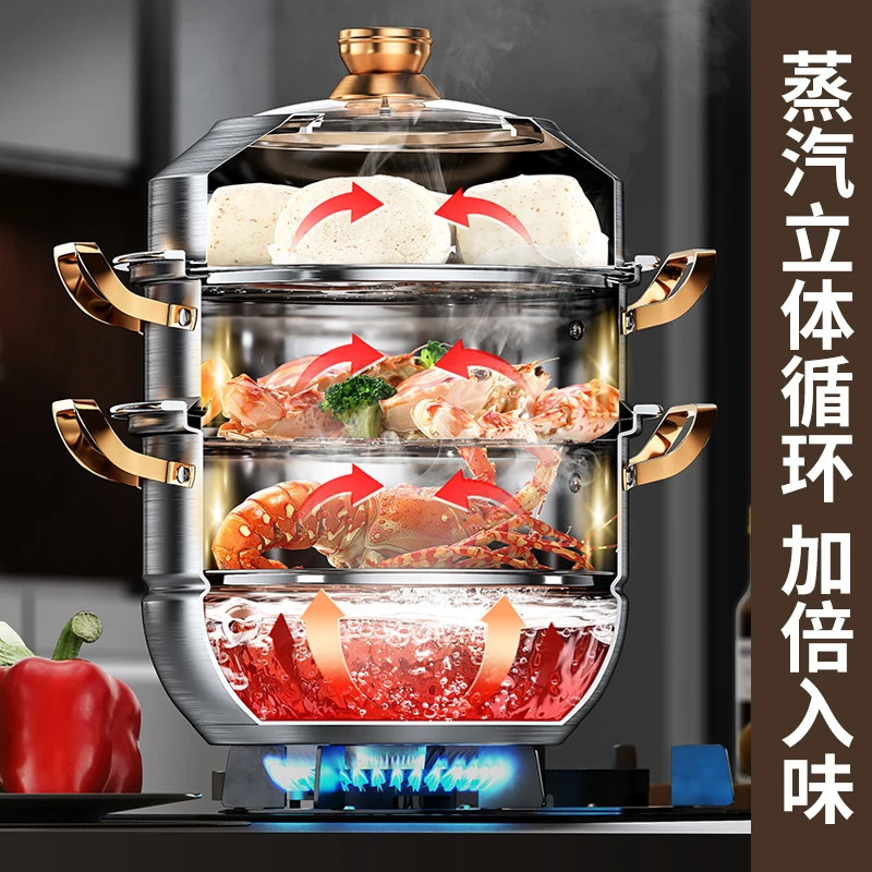 316 Stainless Steel Steam Pot  - Home Cooking Services 리뷰 및 가격