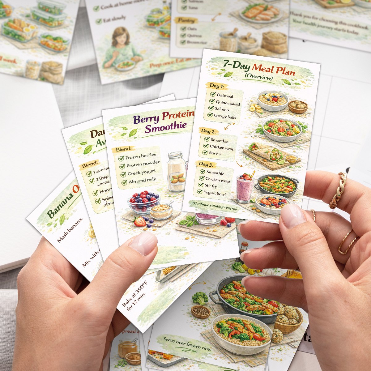 24pcs Cooking Recipe Cards Wit - Home Cooking Recipes 리뷰 및 가격