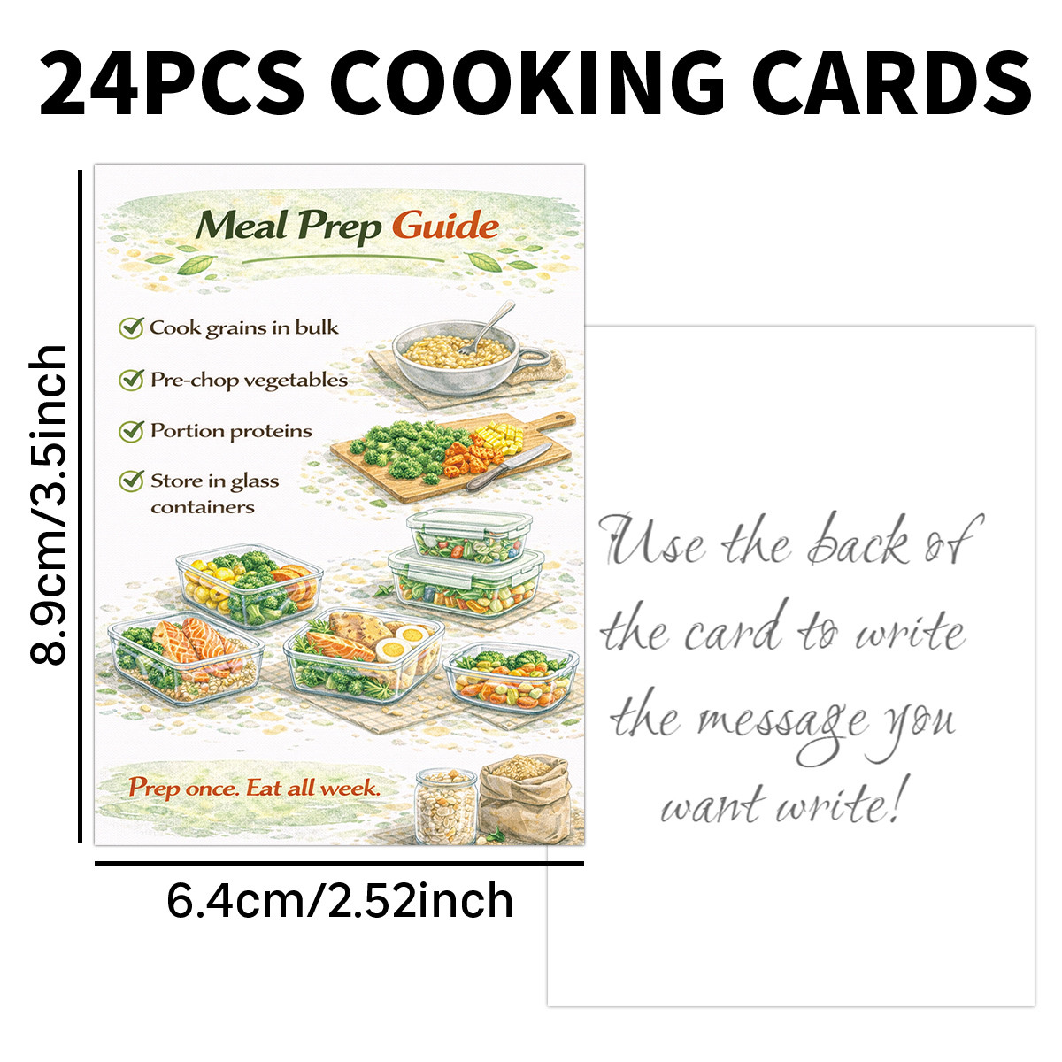 24pcs Cooking Recipe Cards Wit - Home Cooking Recipes 리뷰 및 가격