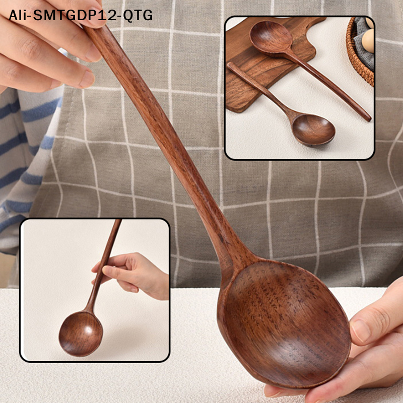 Long Handle Ramen Wooden Spoon - Home Cooking Services 리뷰 및 가격
