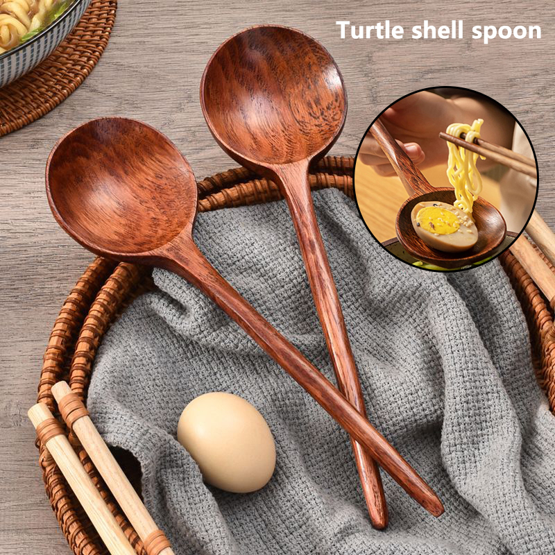 Long Handle Ramen Wooden Spoon - Home Cooking Services 리뷰 및 가격