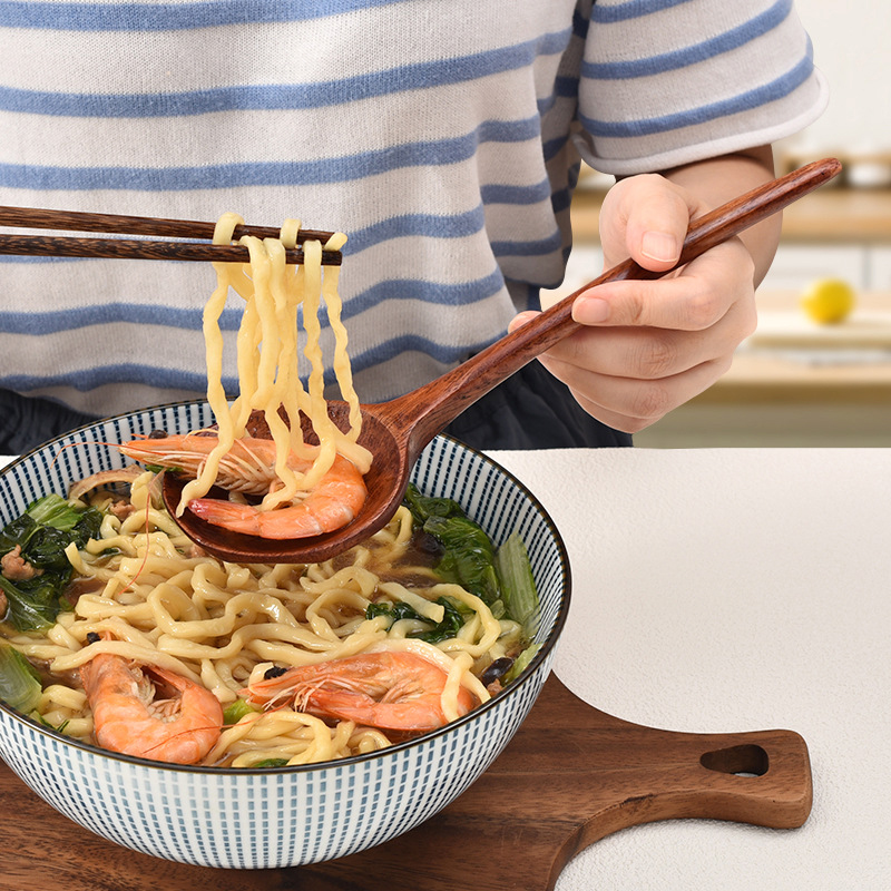 Long Handle Ramen Wooden Spoon - Home Cooking Services 리뷰 및 가격