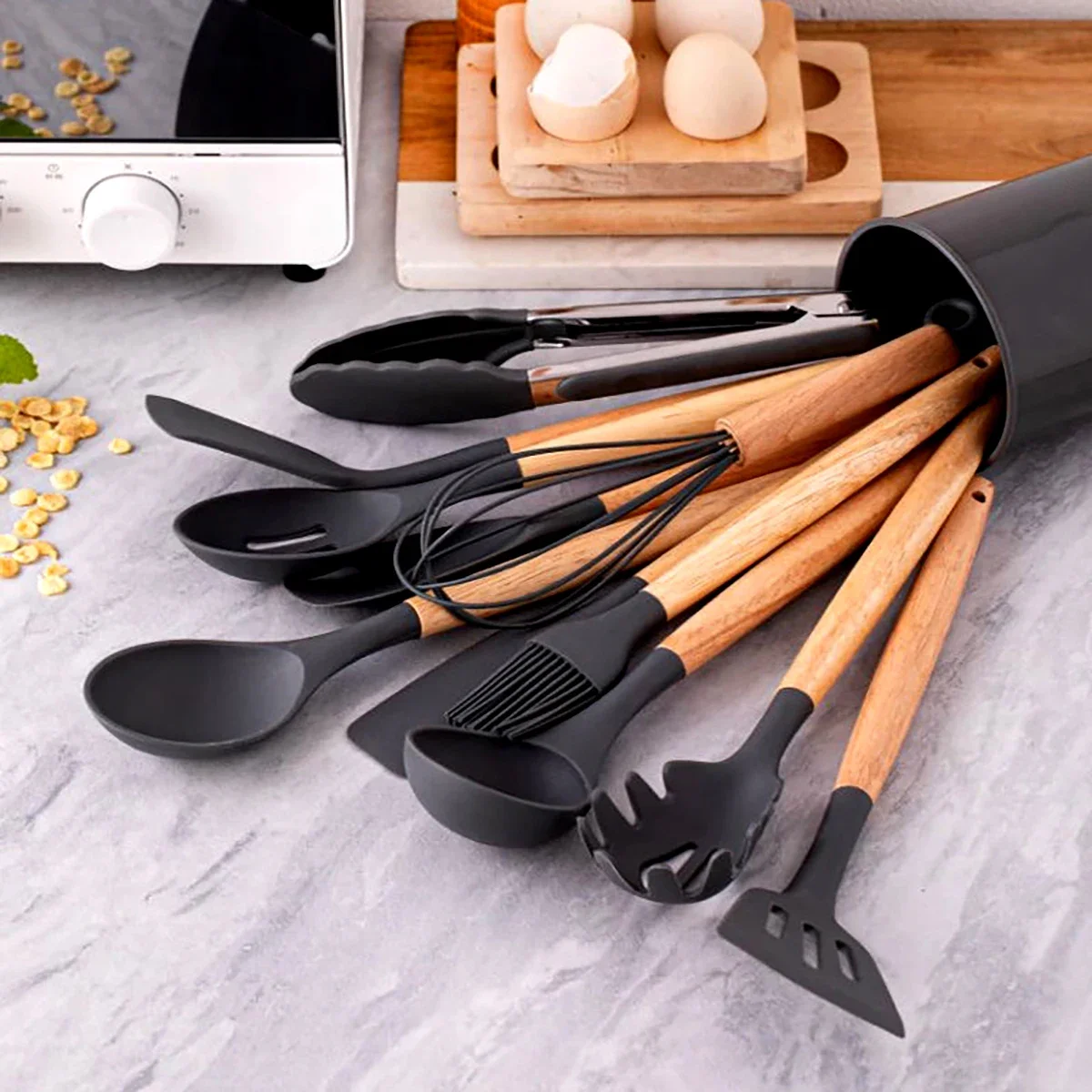 12Pcs Silicone Utensils Set No - Home Cooking Services 리뷰 및 가격