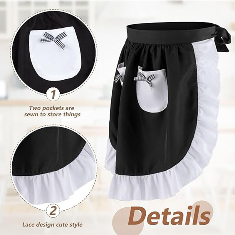 Elegant Lace Short Apron With  - Home Cooking Services 리뷰 및 가격