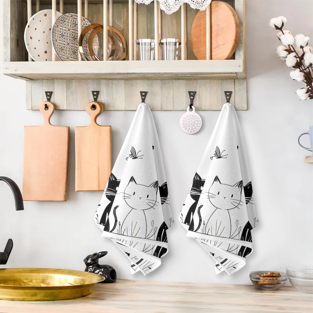 2Pcs, Cat and Butterfly Black  - Home Cooking For Cats 리뷰 및 가격