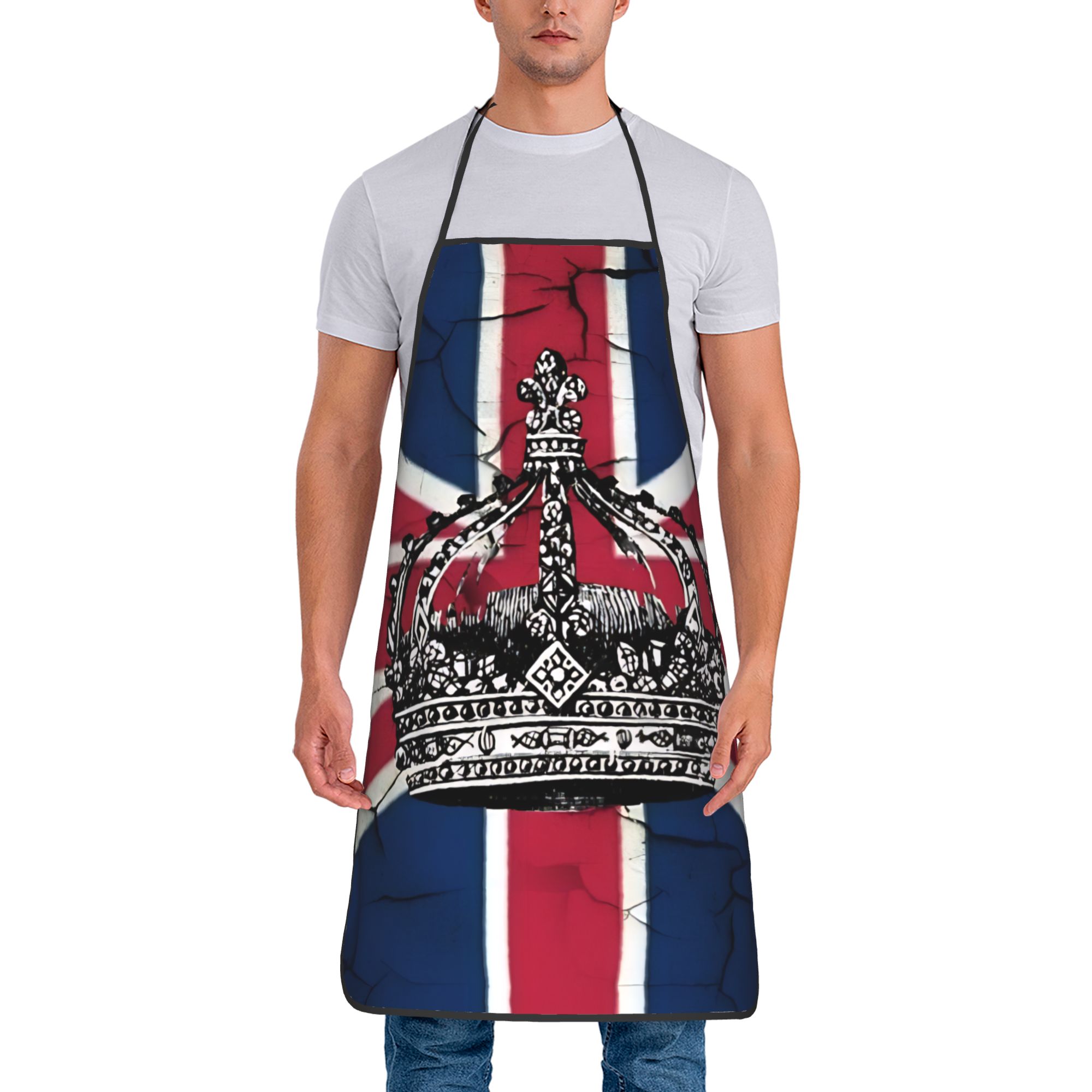 Cute White Cat Printed Apron C - Home Cooking For Cats 리뷰 및 가격