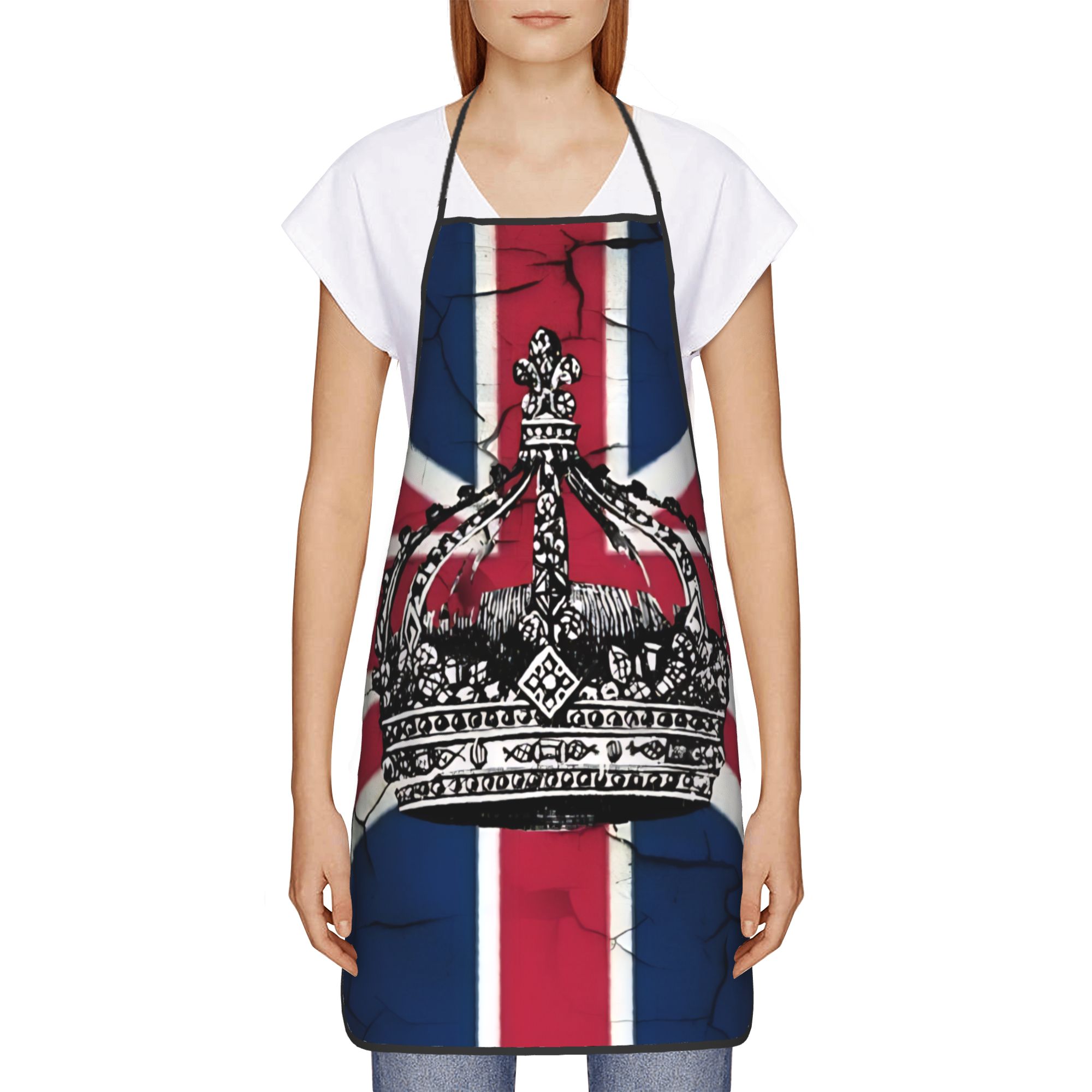 Cute White Cat Printed Apron C - Home Cooking For Cats 리뷰 및 가격