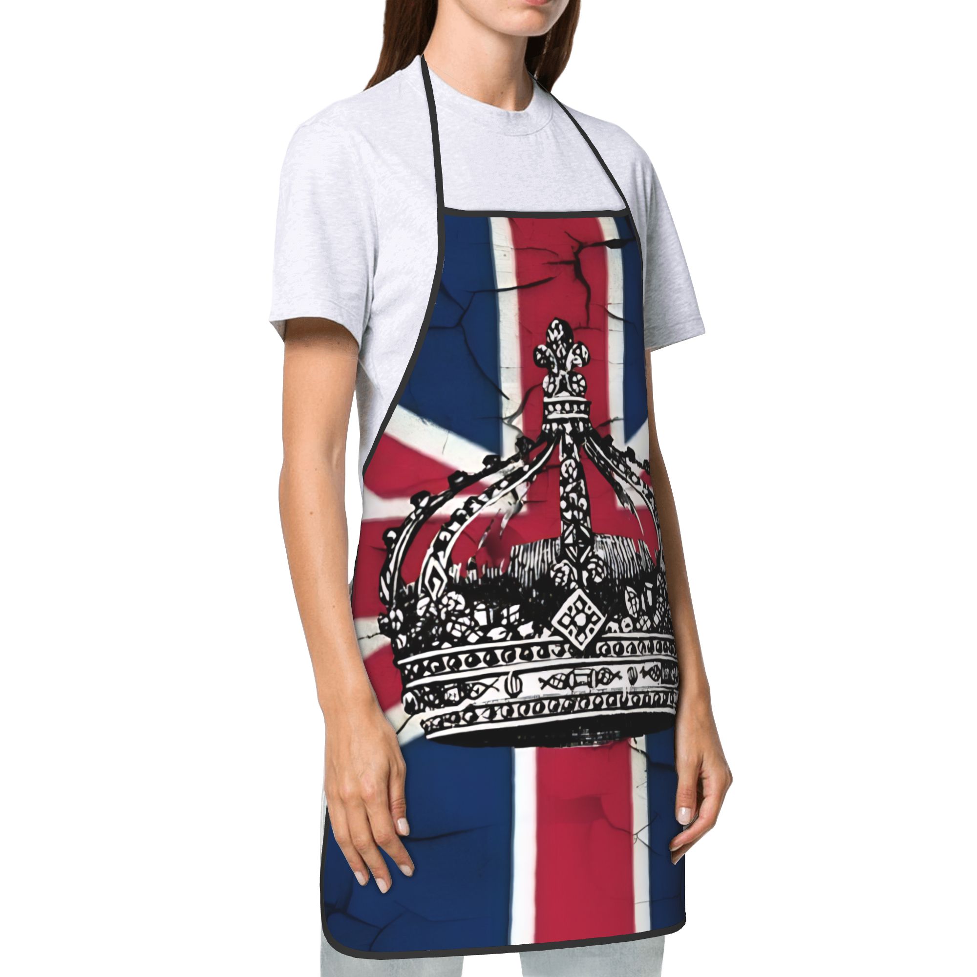 Cute White Cat Printed Apron C - Home Cooking For Cats 리뷰 및 가격
