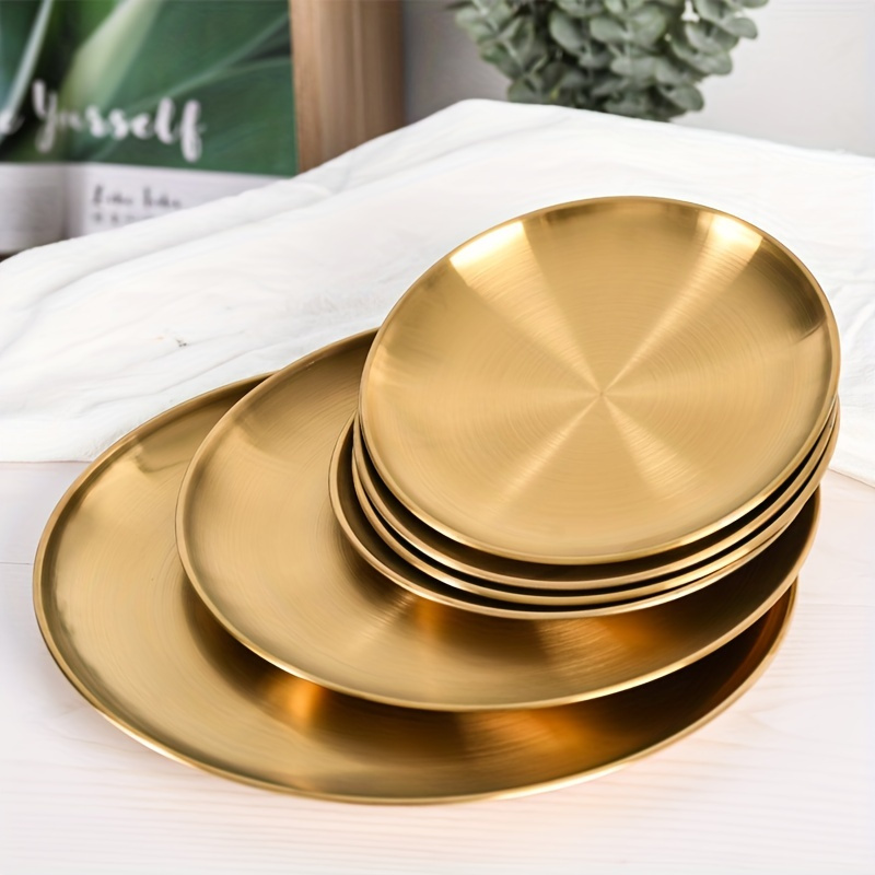 2pcs, Golden Pizza Plates, Sta - Home Cooking Recipes 리뷰 및 가격
