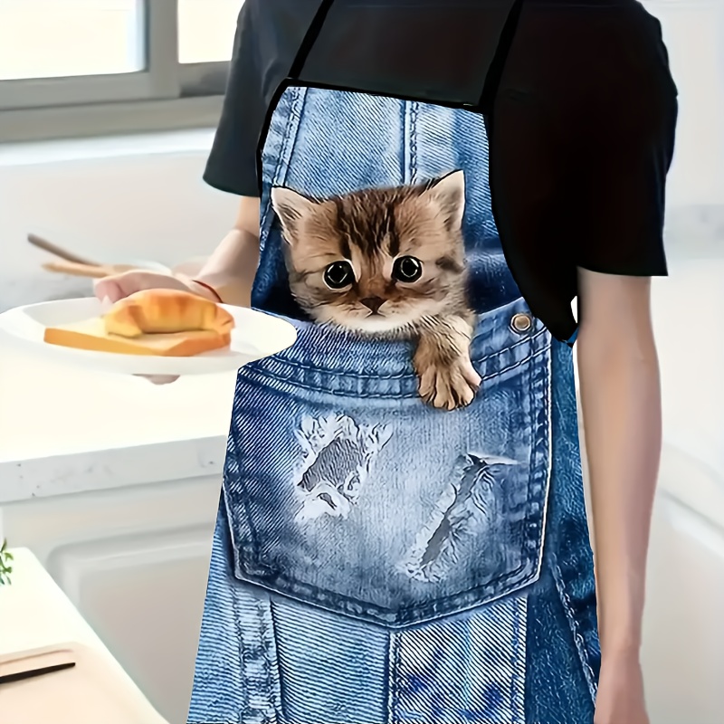 1pc Cute Denim Blue Pocket Cat - Home Cooking For Cats 리뷰 및 가격