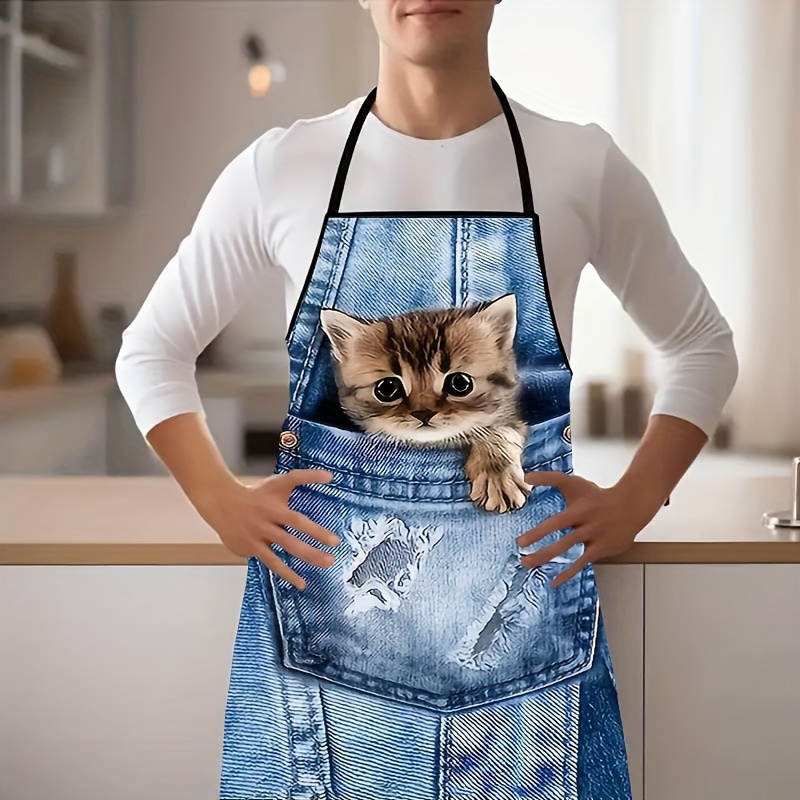 1pc Cute Denim Blue Pocket Cat - Home Cooking For Cats 리뷰 및 가격