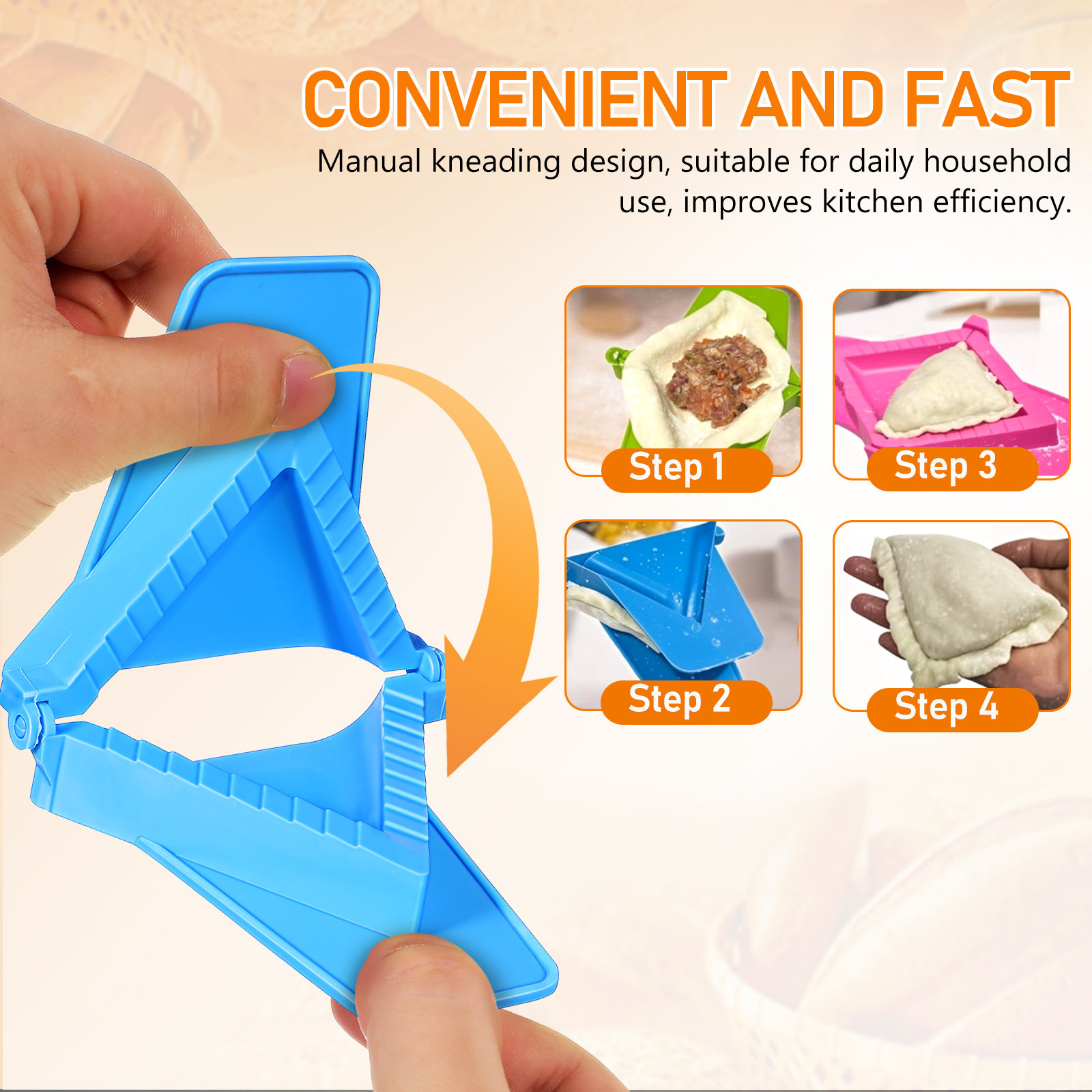 3Pcs Dumpling Mold Plastic Set - Gyoza Dumpling Maker 리뷰 및 가격