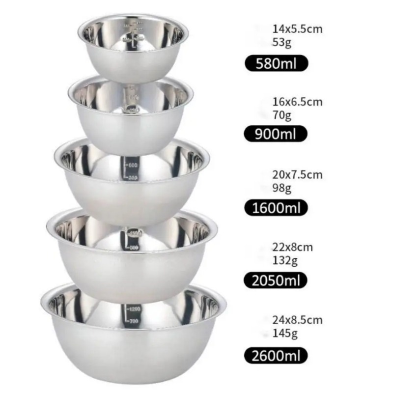 Stainless Steel Mixing Bowls P - Home Cooking Services 리뷰 및 가격