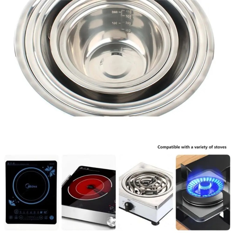 Stainless Steel Mixing Bowls P - Home Cooking Services 리뷰 및 가격