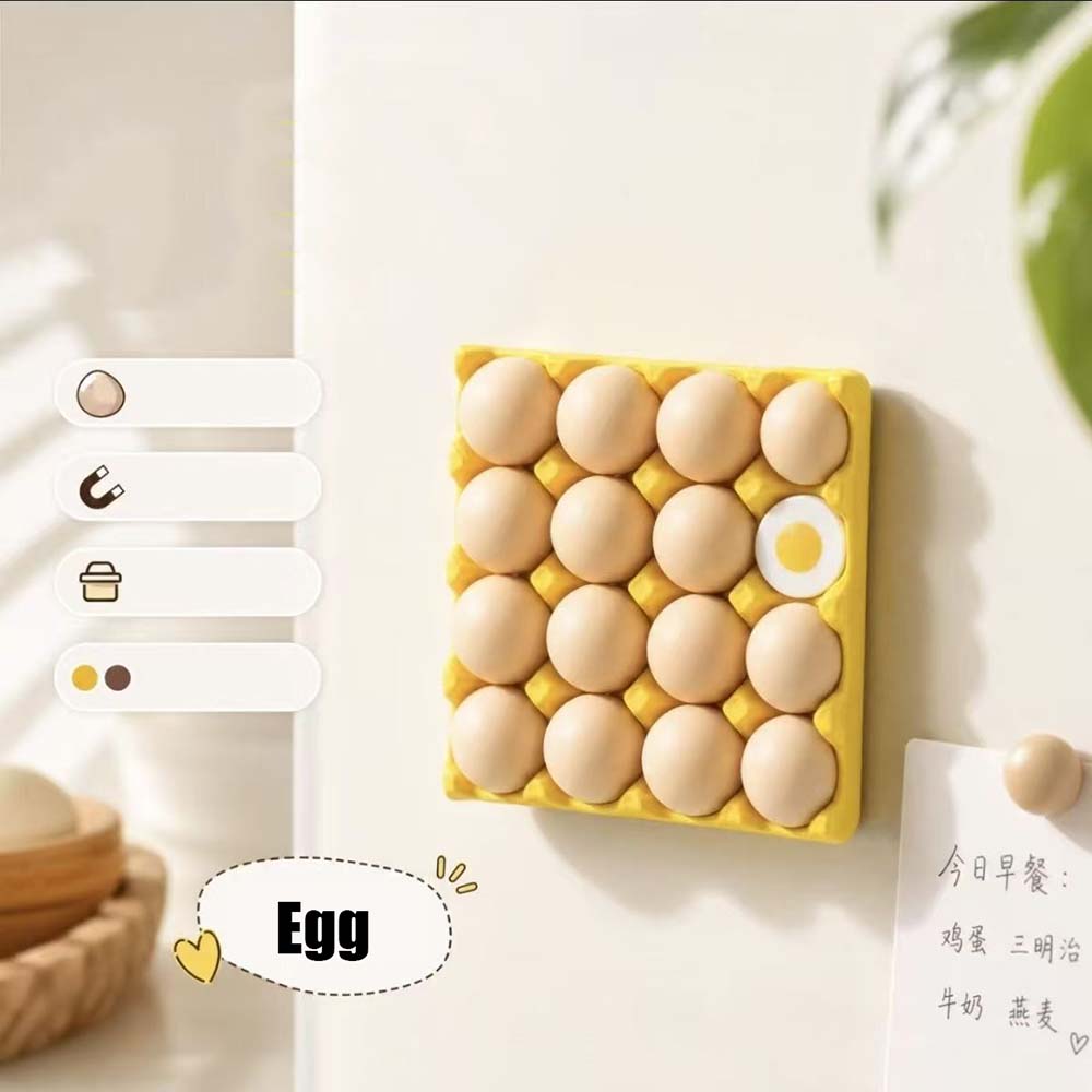 Egg Fridge Magnets Set Cute 3D - Home Cooking Recipes 리뷰 및 가격