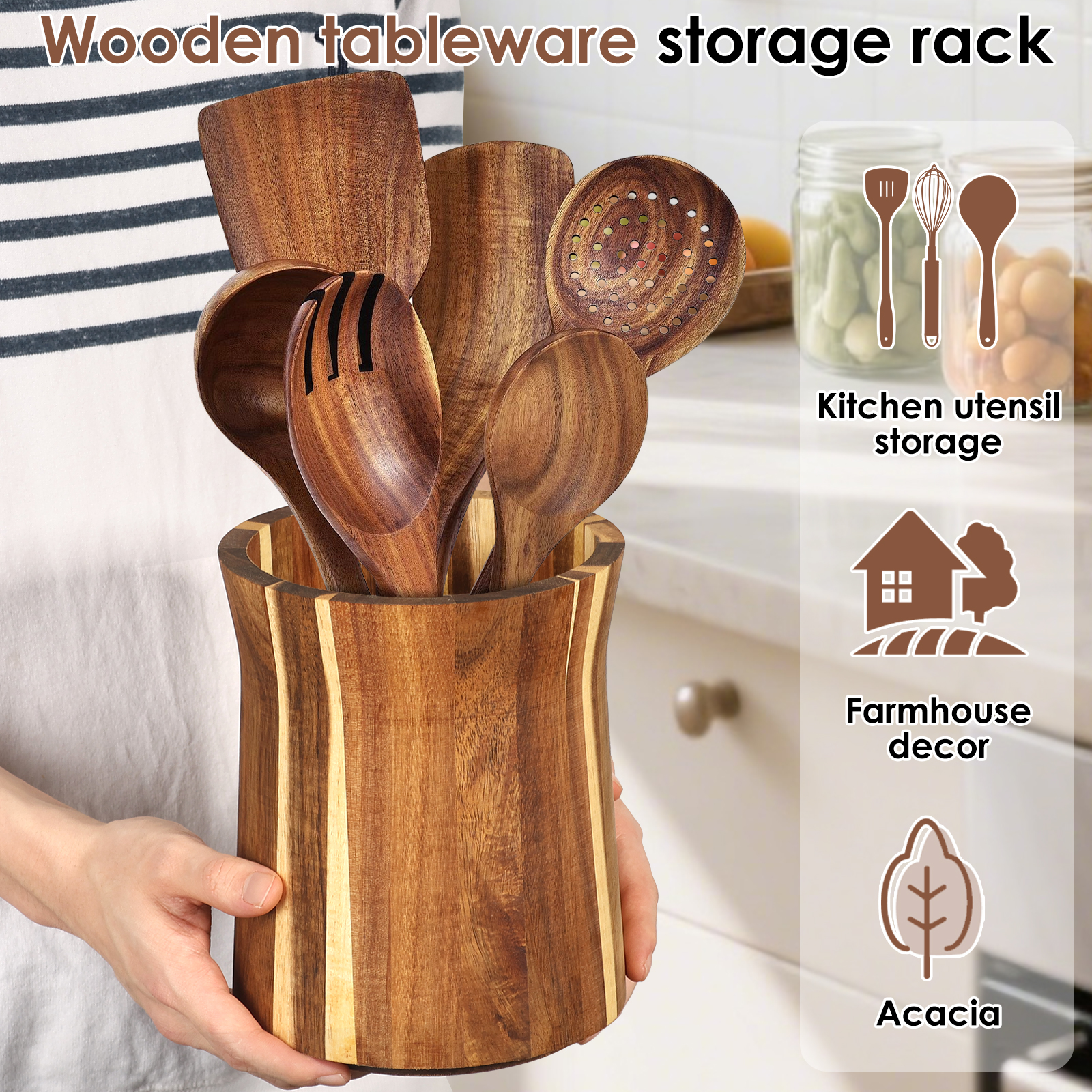 360° Rotating Utensil Holder W - Home Cooking Services 리뷰 및 가격