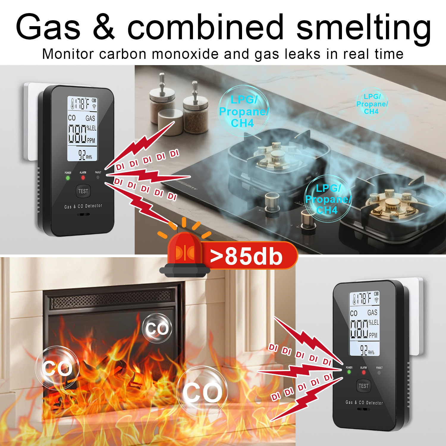 Natural Gas & Carbon Monoxide  - Home Cooking Gas 리뷰 및 가격