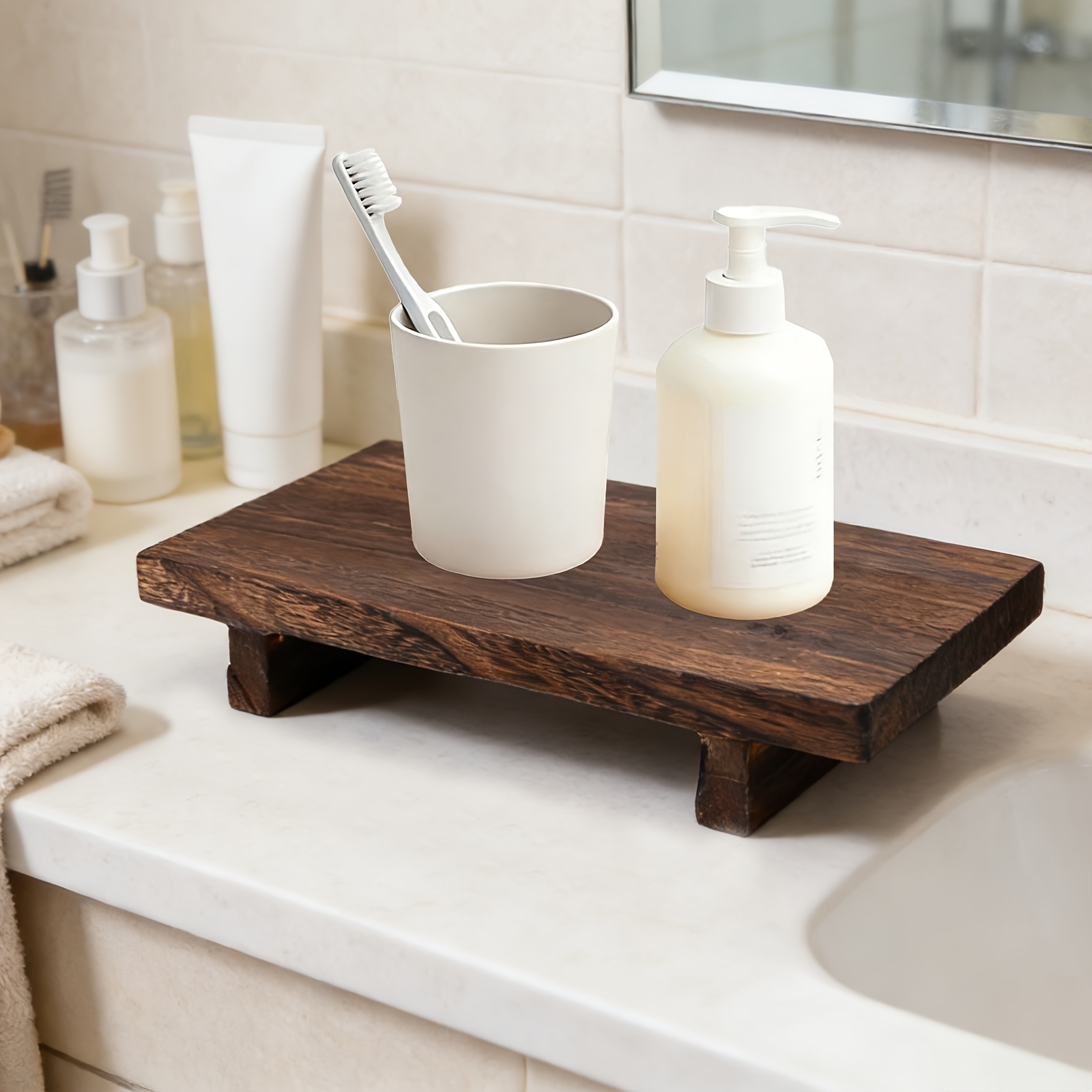 Vintage Wooden Decorative Tray - Home Cooking Recipes 리뷰 및 가격