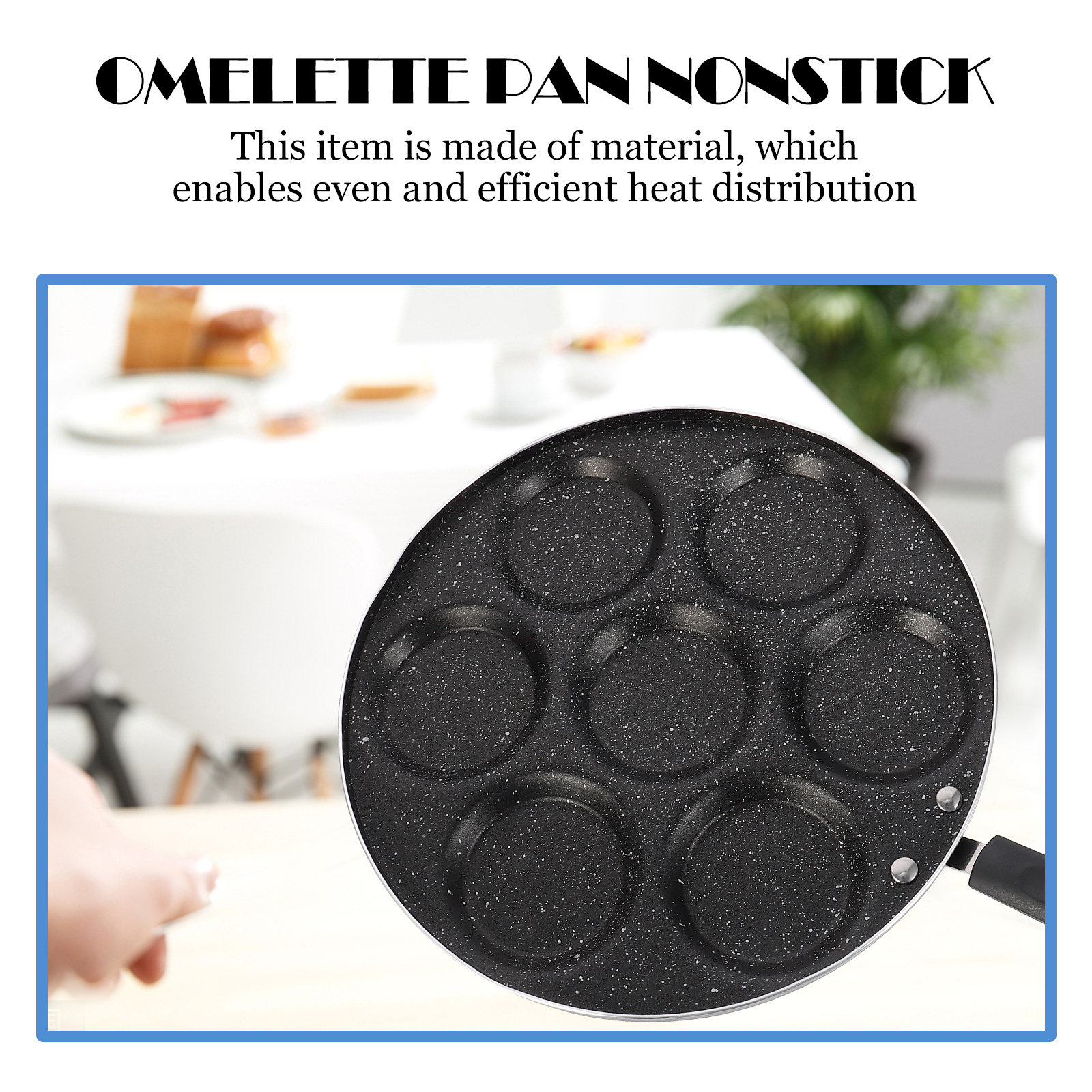 1Pcs 7-Hole Nonstick Omelette  - Home Cooking Egg Sandwich 리뷰 및 가격