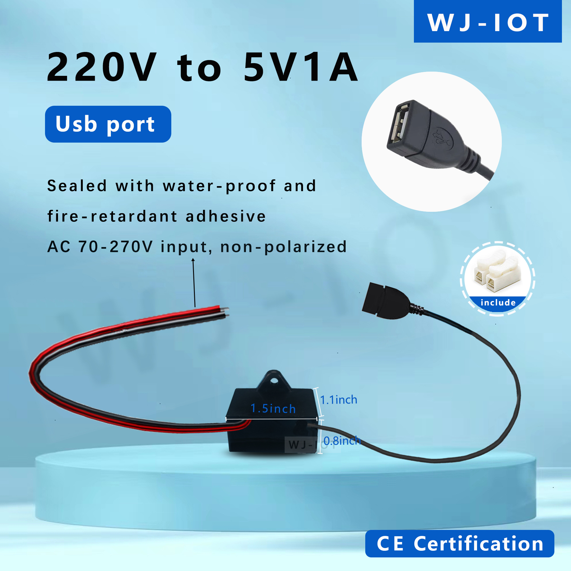 Waterproof 220V To 5V 1A/2A Wi - Home Cooking Videos 리뷰 및 가격